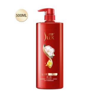 舒蕾（SLEK)山茶花莹亮滋养润发乳护发素500ml柔顺顺滑修护干枯毛躁头发山茶花莹亮润发乳