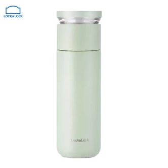 乐扣乐扣  心仪茶水分离保温杯440mL 简约316L不锈钢水杯商务车载便携随行保温杯 薄荷绿