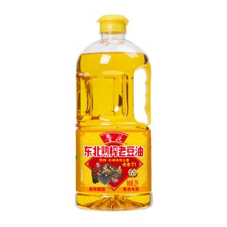 鲁花  东北熟榨老豆油健康烹饪炒菜调味2L*1瓶
