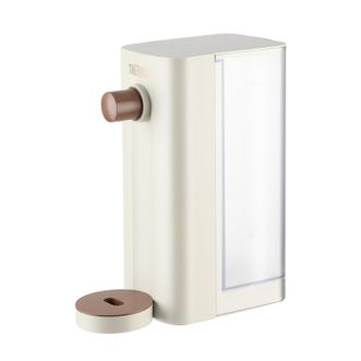 膳魔师（THERMOS）  即热式家用速热饮水机小型台式智能饮水器出水控温自动断电速热 米白色 2L EHA-1123E