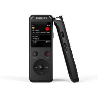 飞利浦（PHILIPS）录音笔VTR69602+4麦克风阵列192K母带级录音笔转文字翻译降噪便携录音器32GWIFI版