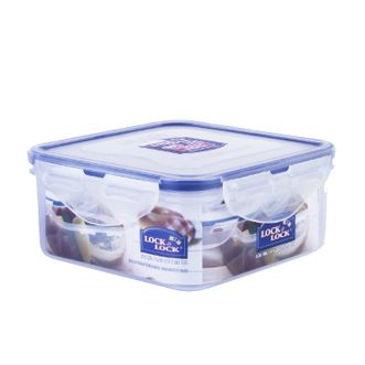 乐扣乐扣（LOCK&amp;LOCK）  塑料保鲜盒  600ml  HPL854  透明食物冰箱收纳盒饭盒