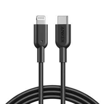 安克  充电线  苹果MFi认证C-L 3倍快充耐用抗造数据线  0.9米