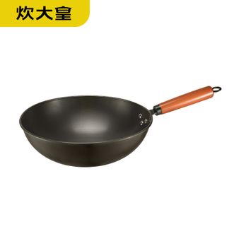 炊大皇（COOKER KING）  巨匠炒锅32cm 家用精铁炒锅少油烟炒菜锅厨房锅具