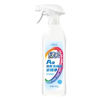 绿伞  A级多效去顽渍衣领净 酵素配方 6倍去污力衣领袖口助洗剂800g 瓶  包邮