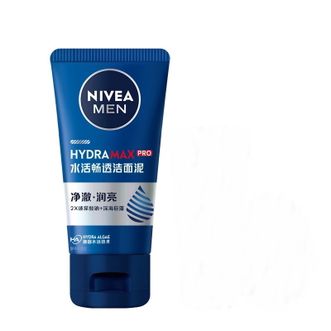 妮维雅（NIVEA）男士深层清洁补水保湿洗面奶100g