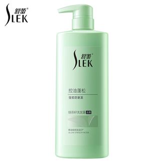 舒蕾/Slek  绿茶籽控油去屑止痒洗发露800ml 第九代植萃精油系列 去屑控油清爽蓬松清洁头皮洗发水