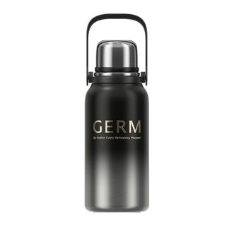 格沵/germ  黑曜悦动保温杯大容量保温杯高颜值水壶316不锈钢便携水杯办公户外杯子 极夜黑1200ml GE-24AW-DB131