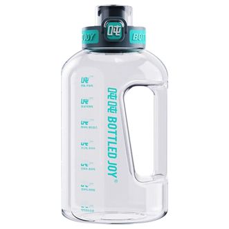 吨吨BOTTLEDJOY  经典吨吨二代运动杯子大容量塑料杯直饮吨吨杯喝水杯子户外骑行水壶 1.5L 白驹骑士   D1PULS
