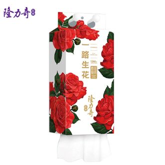 隆力奇  悬挂抽面巾抽纸4层315抽（金标）高端系列 加厚四层厚实柔韧质感家用挂抽卫生纸纸巾