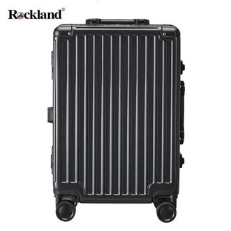 洛克兰/ROCKLAND  黑色硬箱铝框20寸