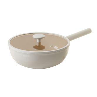 Jeetee  吉特不粘锅炒锅陶瓷平底锅电磁炉燃气灶通用少油烟 炒锅28cm