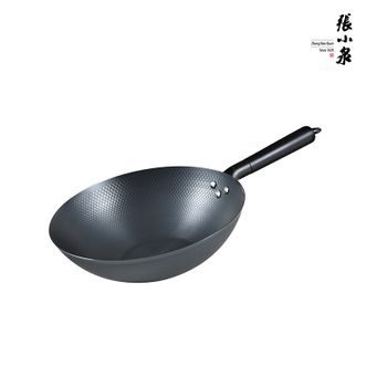 张小泉 匠运老铁锅炒锅32cm炒菜锅无涂层平底锅 C30810100