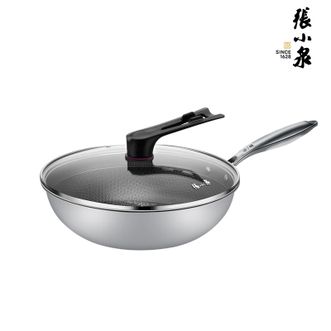 张小泉  超耐磨蜂窝不粘锅炒锅 C31800100特色炒锅 32cm