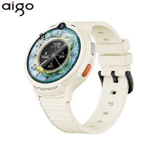 爱国者（aigo）  儿童电话手表G08【白色】独立通话4G全网通多重定位上课禁用防水支付多功能初高中学生智能手表