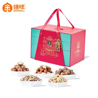臻味  坚果干果休闲零食高端礼盒 环球缤纷2374g*1盒