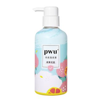 朴物大美/pwu  内衣内裤洗衣液内衣裤清洗液男女士杀菌内裤专用液不含磷强效去污温和无刺激300ml*4瓶