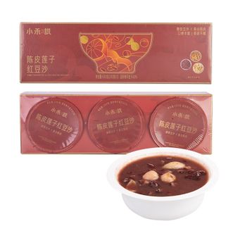 禾煜  小禾说陈皮莲子红豆沙200g*3碗装速食粥营养早餐粥甜品粥免煮即食甜品