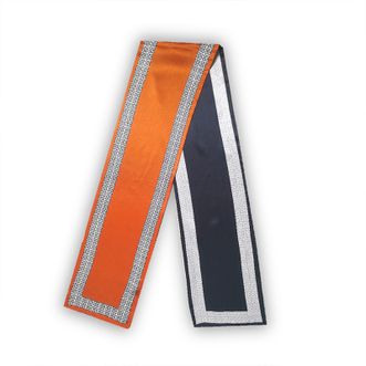 圣夫妮双面真丝长款丝巾-回纹SFN-SD08 圣夫妮双面真丝长款丝巾-回纹SFN-SD08