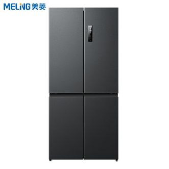美菱/MELNG  420升十字对开门四开门多门冰箱 家用节能一级变频电冰箱风冷无霜典雅灰 BCD-420WP9CX典雅灰