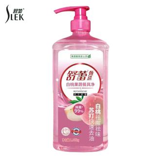 舒蕾/Slek  食品级不伤手洗洁精 1.008kg（1瓶）波卡莉香白桃果蔬餐具净洗洁精洗碗