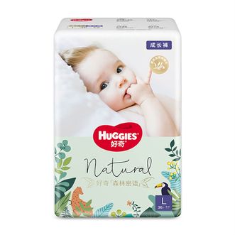 好奇/Huggies  森林密语拉拉裤婴儿尿不湿成长裤超薄透气 L36(9-14kg)