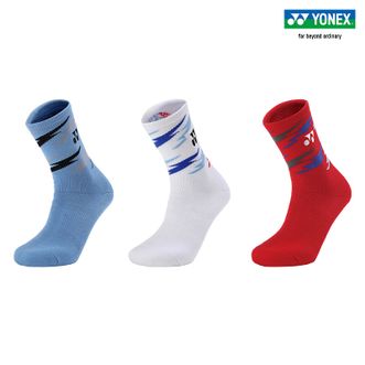 尤尼克斯（YONEX）  运送袜 中筒羽毛球袜yy  19227YX  24SS大赛系列  M（25-28cm）男款 全毛圈