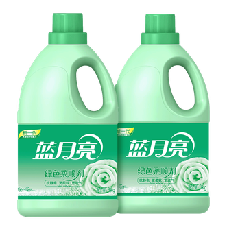 蓝月亮 柔顺剂衣物柔顺剂护理剂3kg/瓶*2套装 护衣留香防静电 玉玲兰香