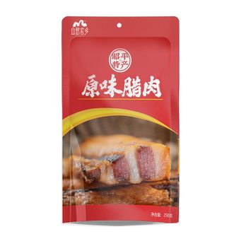 山悠农乡  原味腊肉广西特产咸香风味非烟熏日晒风干250克