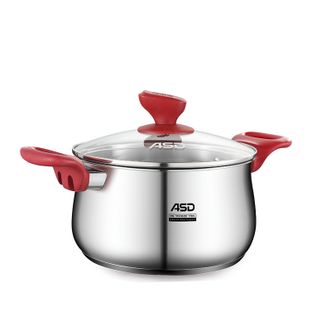 爱仕达（ASD）  双耳锅汤锅  20CM  TS20B5WG  316不锈钢炖锅