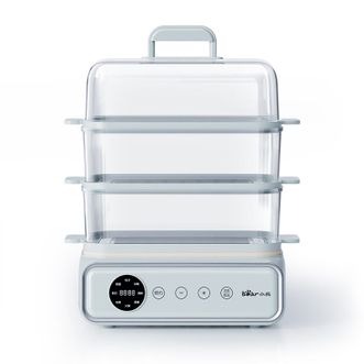 小熊/Bear  多功能锅21.5L电蒸锅上蒸下煮电煮锅三层不锈钢蒸煮炖一体锅DZG-P20W7