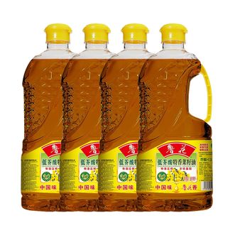 鲁花  特香菜籽油  炒菜烹饪食用油  非转基因物理压榨  900ml*4瓶