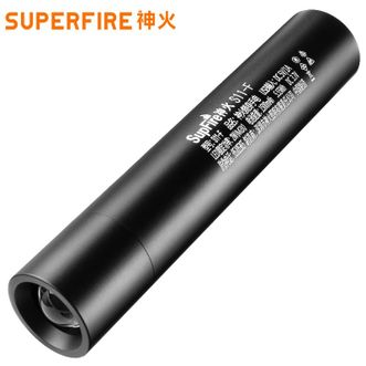神火（SupFire）S11-F强光手电筒变焦远射USB充电高亮LED灯迷你便携家用应急灯