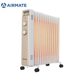 艾美特（AIRMATE）油汀取暖器家用节能电暖气热烤火器神器大面积省电速热油丁HU1314-W