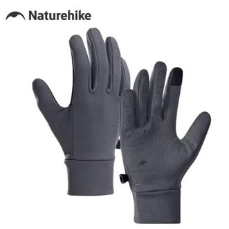 挪客（NatureHike）  （煦涵）GL10触摸防滑手套秋冬季户外跑步骑行登山手套  大号XL