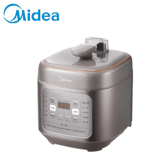 美的/Midea  电压力锅家用5L大容量预约定时开盖煮压力锅高压锅C555