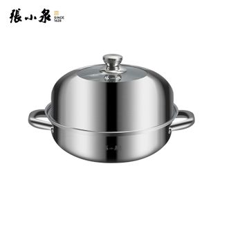 张小泉  正品韵味汤蒸锅燃气电磁炉通用 家用汤锅蒸笼双柄加厚使用安全放心 C32470100