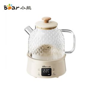 小熊/Bear  养生壶YSH-M10H3 全玻璃壶体恒温壶 办公室多功能煮茶壶花茶壶 0金属养生杯 24h预约24h保温 1L