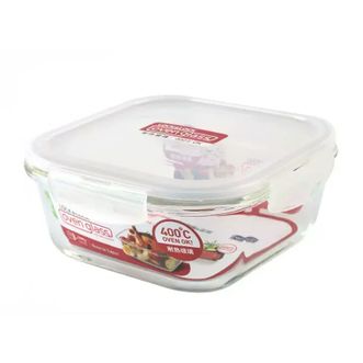 乐扣乐扣（LOCK&amp;LOCK）  耐热玻璃保鲜盒  750ml冰箱收纳微波炉烤箱加热便当饭盒
