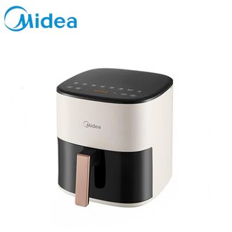 美的/Midea  MF-KZC5388空气炸锅免翻面 5.3LAI智能烹饪蒸汽嫩炸 空气炸锅蒸烤一体 可视大视窗 家用大容量
