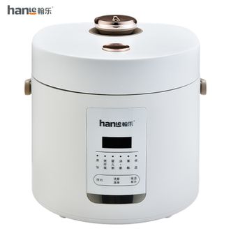 翰乐  1.2L电饭煲微电脑电饭锅 预约定时多功能煮饭煮粥煲汤炖煮锅厨房家用电器电炖锅电锅电热锅HL-MN120白色