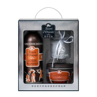 东方宝石  银色水润沐浴露礼盒 水莲花沐浴滋养香氛礼盒-银色800ml