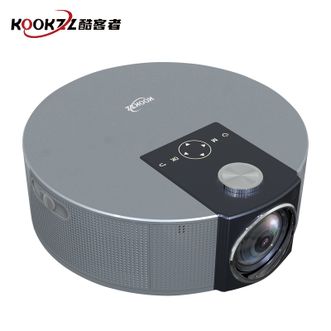 KOOKZZ  投影仪电脑手机投屏高清家庭影院wifi投影AI语音安卓系统在线观看 TY03灰色