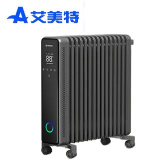 艾美特/Airmate  Ai语音电热油汀取暖器大空间家用取暖器强暖功率15片电暖气全屋速暖带衣架可烘衣 15片电热油汀   HU15-SR2