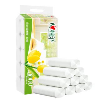 心相印  卷纸无芯卷纸家用厕纸卫生纸 优选系列4层100克无芯足量实惠提装 2提