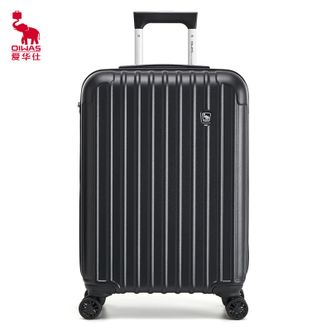 爱华仕  行李箱  男女登机箱  减震降噪飞机轮  20英寸  黑色  OCX6229A