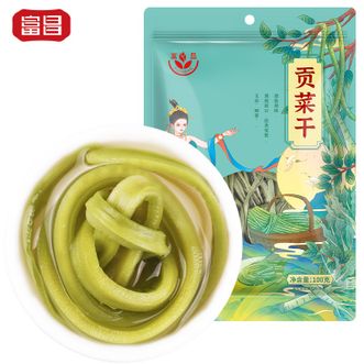 富昌FUCHANG  贡菜干 100g 新鲜苔干 苔菜火锅 响菜干货凉拌菜 脱水蔬菜干货