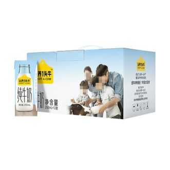 认养一头牛  纯奶柳叶包250ml*12盒