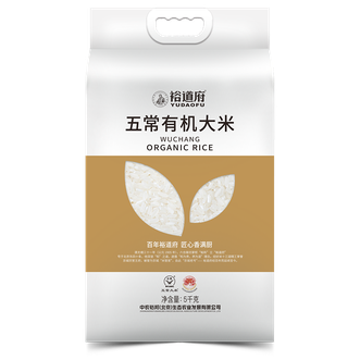 裕道府 东北大米五常有机大米金色 5kg