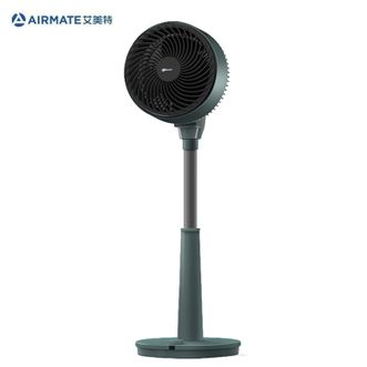 艾美特/Airmate  空气循环扇新款遥控电风扇家用电风扇大风力轻音落地扇绿色